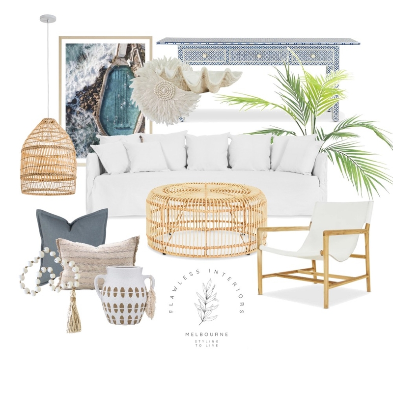 coastal haven lounge lovers Mood Board by Flawless Interiors Melbourne on Style Sourcebook