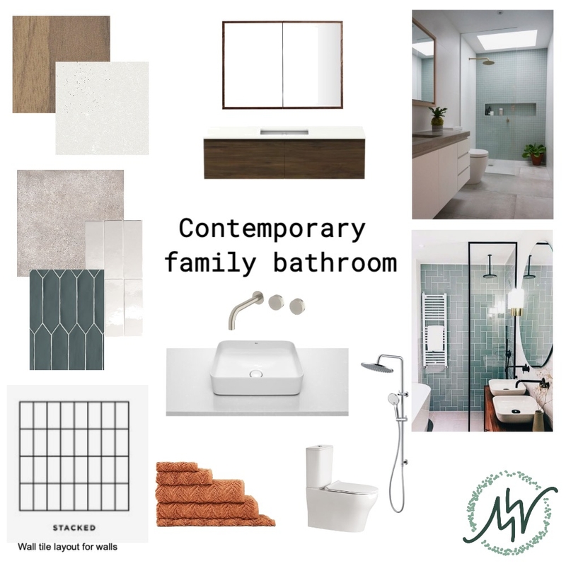 Snooke Bathroom Interior Design Mood Board by Melissa Welsh