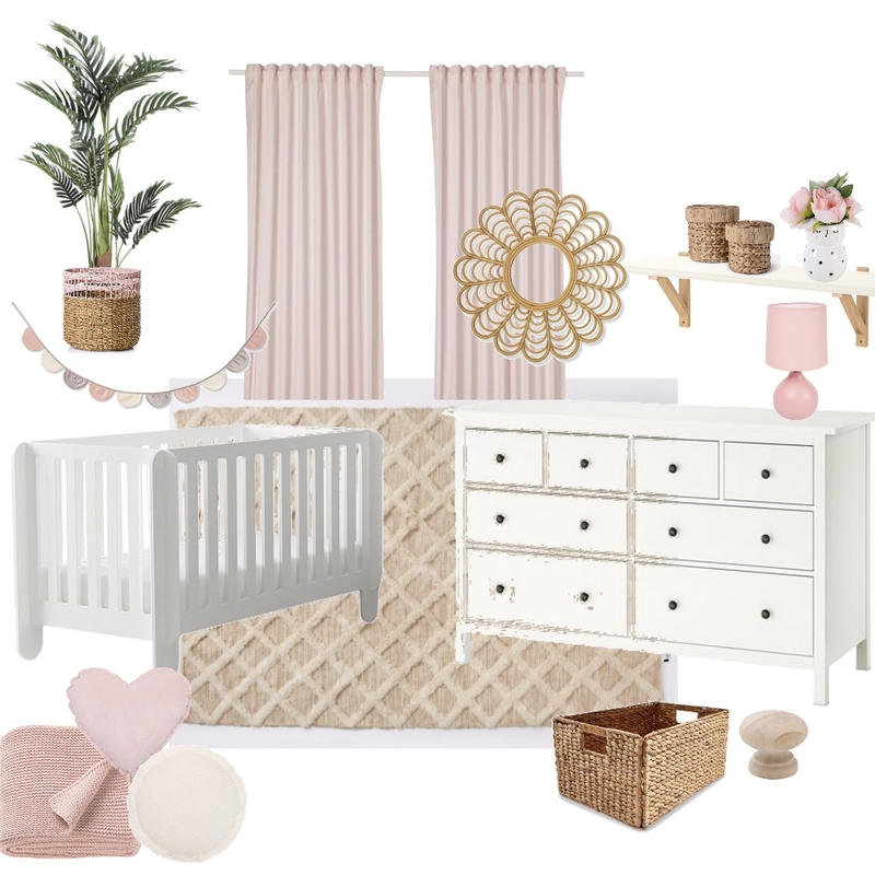 Hall Nursery Interior Design Mood Board by The House of Lagom