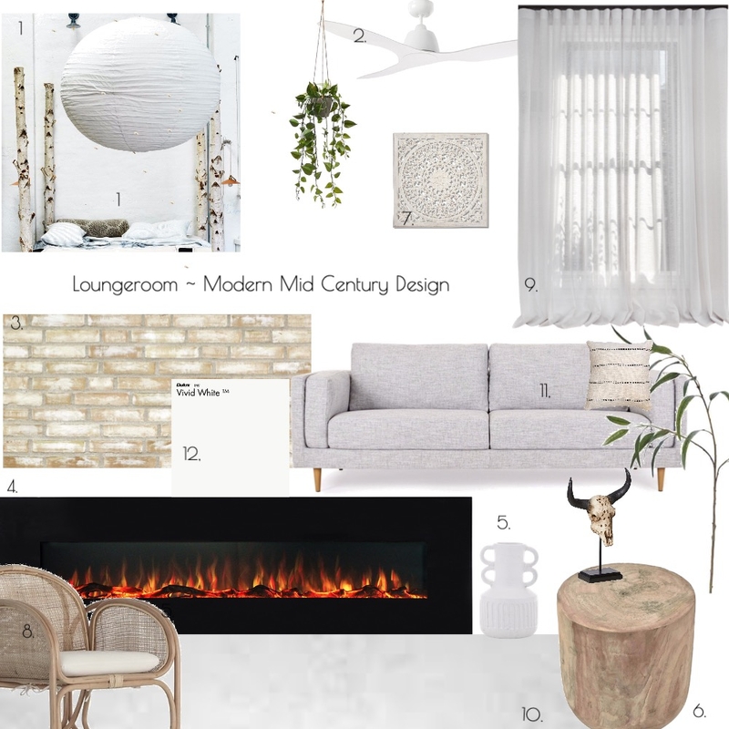 Living 1 Interior Design Mood Board by Bay design co. Living 1 Interior Design Mood Board by Bay design co.