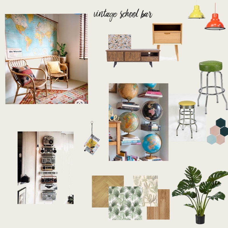 vintage school bar Mood Board by erma on Style Sourcebook
