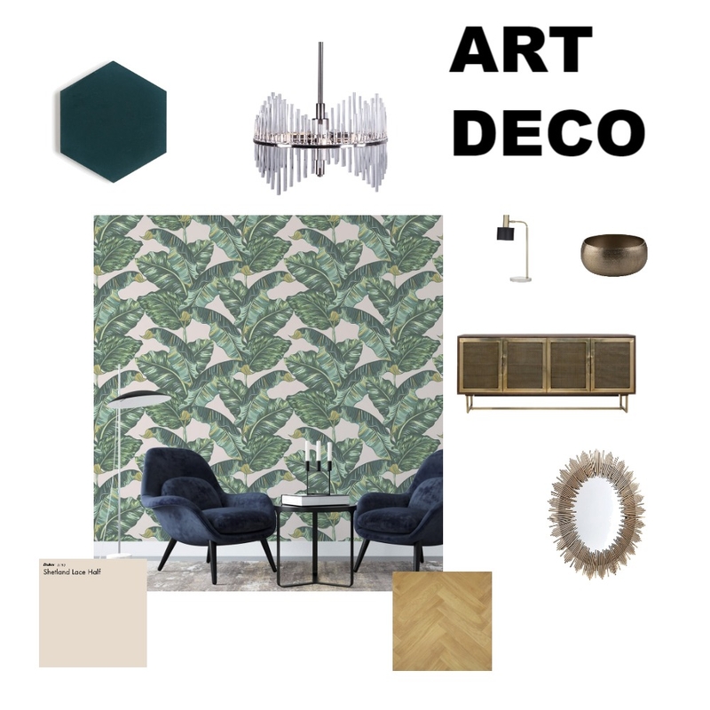 ART DECO MOOD BOARD Mood Board by ZAHRAKARMALI on Style Sourcebook