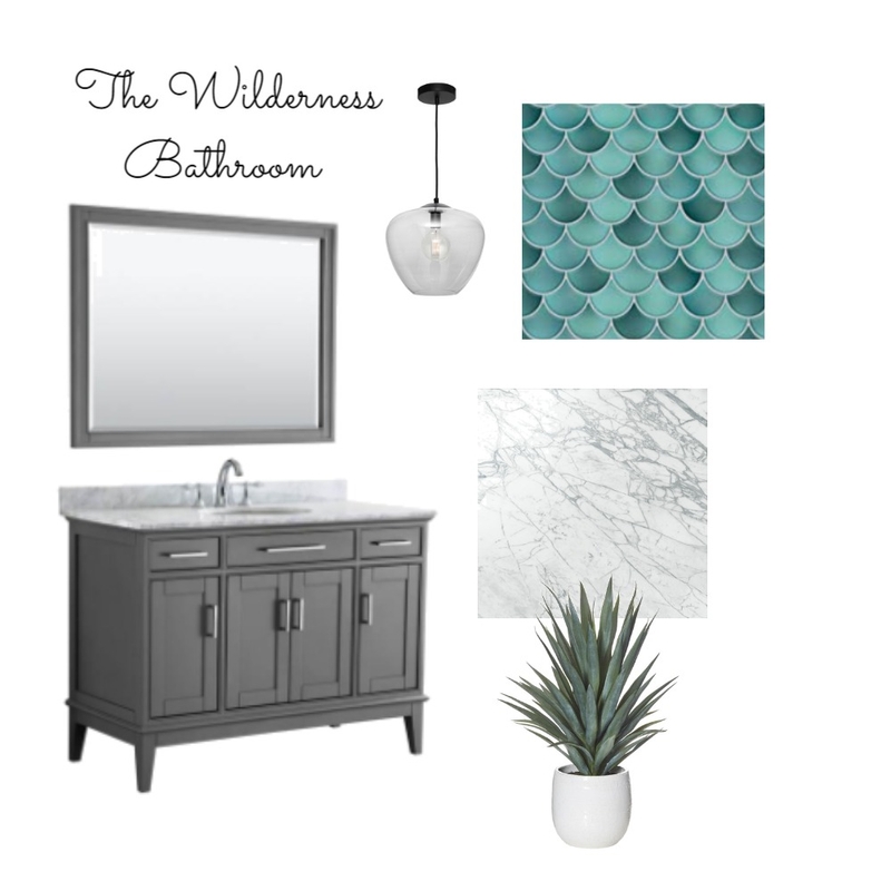 The Wilderness Bathroom Mood Board by creative grace interiors on Style Sourcebook