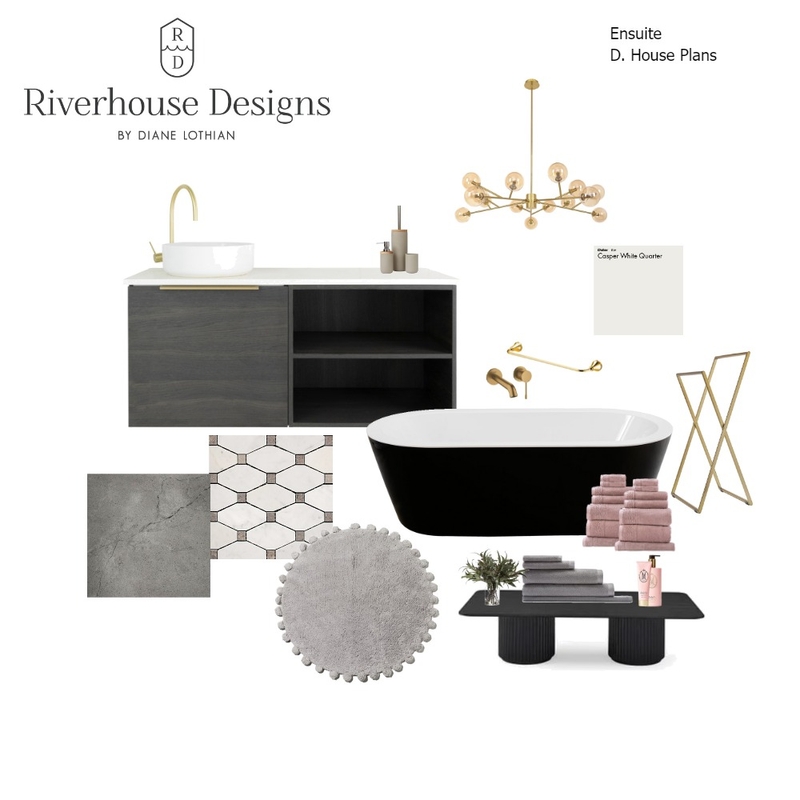 ensuite Interior Design Mood Board by Riverhouse Designs ensuite Interior Design Mood Board by Riverhouse Designs