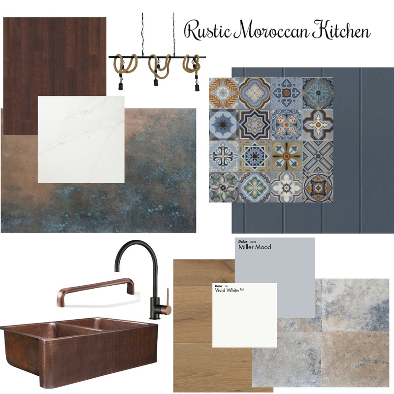 Rustic Moroccan Kitchen Interior Design Mood Board by Snaz-Designs Rustic Moroccan Kitchen Interior Design Mood Board by Snaz-Designs