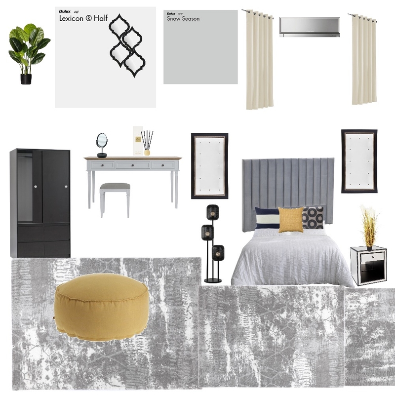 Bedroom Regati Interior Design Mood Board by Violet