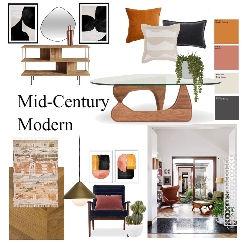 midcentury modern Mood Board by zoemaker on Style Sourcebook