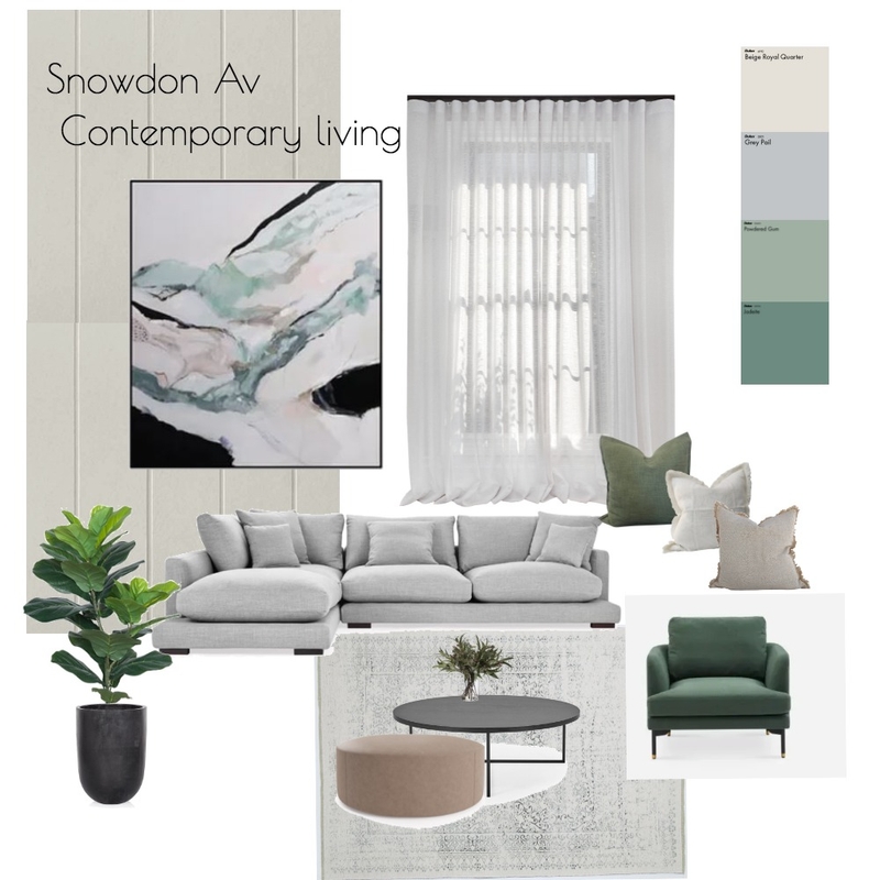 Snowdon Av Living room Mood Board by REBA & CO on Style Sourcebook