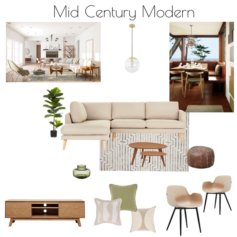 Mid century modern Mood Board by Christinea on Style Sourcebook