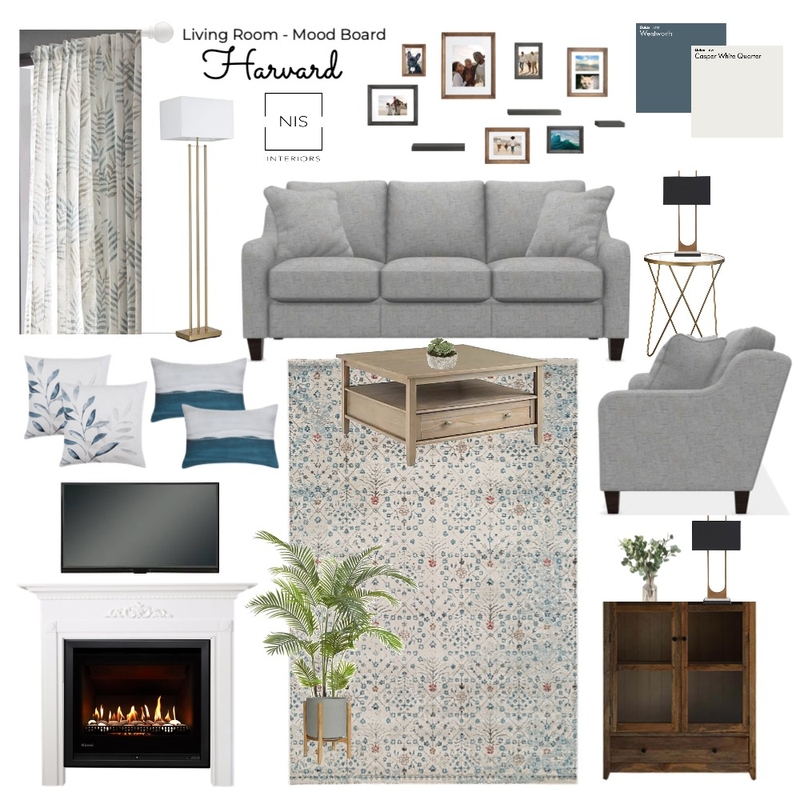 Harvard Living room (option F) Mood Board by Nis Interiors on Style Sourcebook