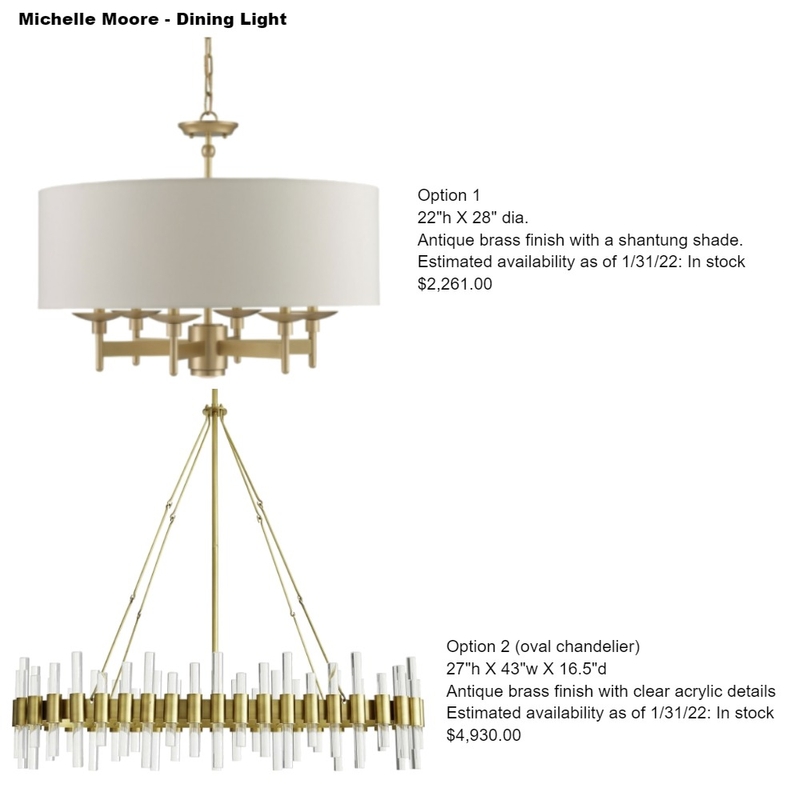 michelle moore dining light 1 Mood Board by Intelligent Designs on Style Sourcebook