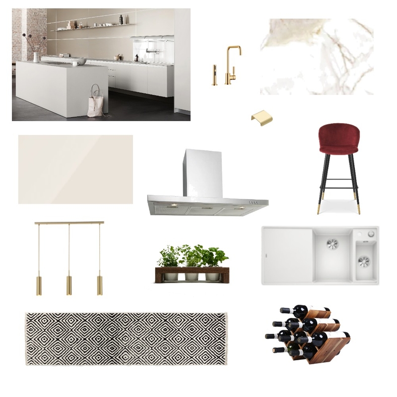 Module 9 Kitchen final Mood Board by ishigoel on Style Sourcebook