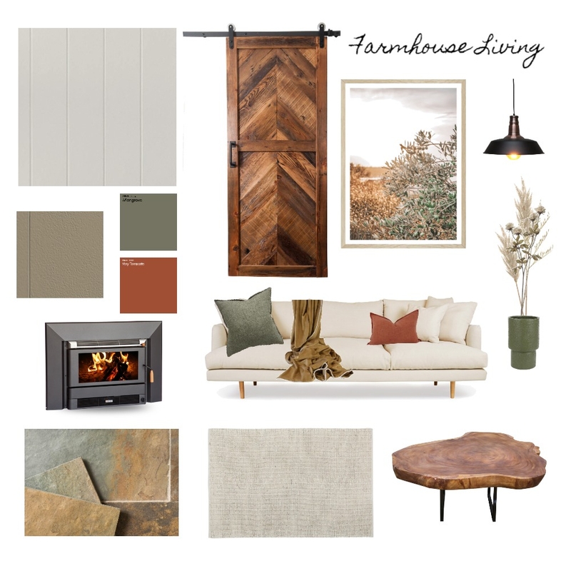 Farmhouse Living Mood Board by kristyholman on Style Sourcebook