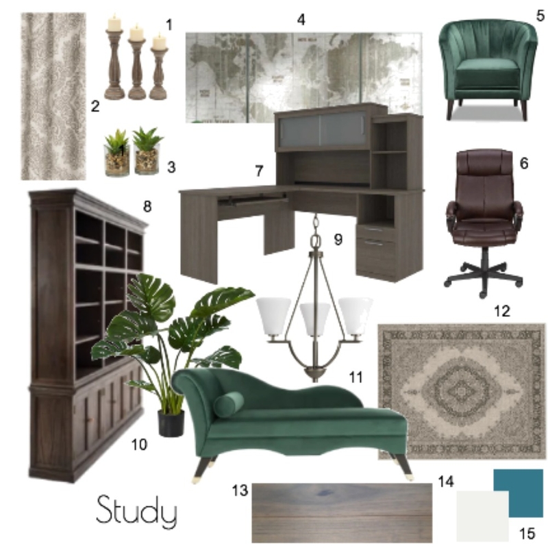 Study - MOD 9 Mood Board by klegrez on Style Sourcebook