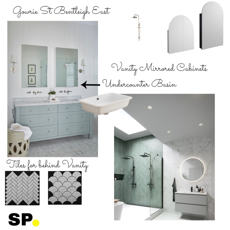 Gowrie St Bathroom Mood Board by Six Pieces Interior Design  Qualified Interior Designers, 3D and 2D Elevations on Style Sourcebook