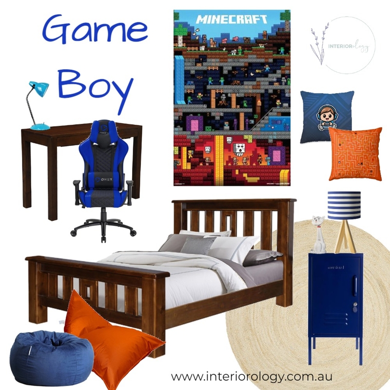 10 Year Old Boy Bedroom Mood Board by interiorology on Style Sourcebook