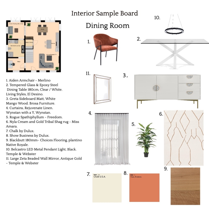 Interior Design Sample Mood Board by Interiors By Paul on Style Sourcebook