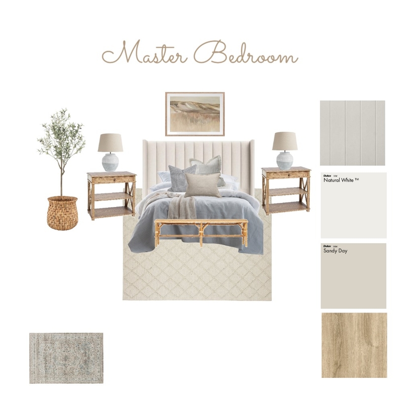 Master Bedroom neutral rug Mood Board by liz.hore on Style Sourcebook