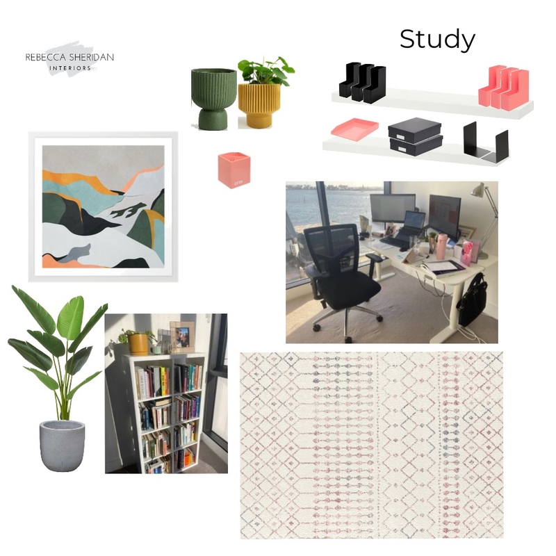 Study Mood Board by Sheridan Interiors on Style Sourcebook
