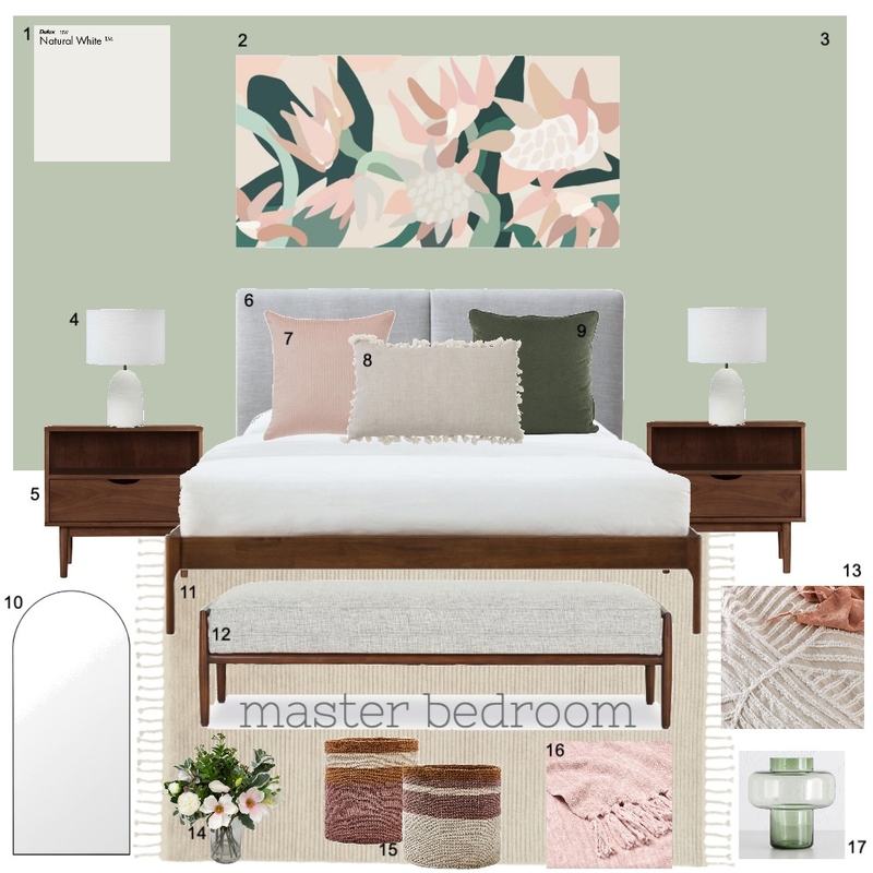 Master bedroom Mood Board by Mood Indigo Styling on Style Sourcebook