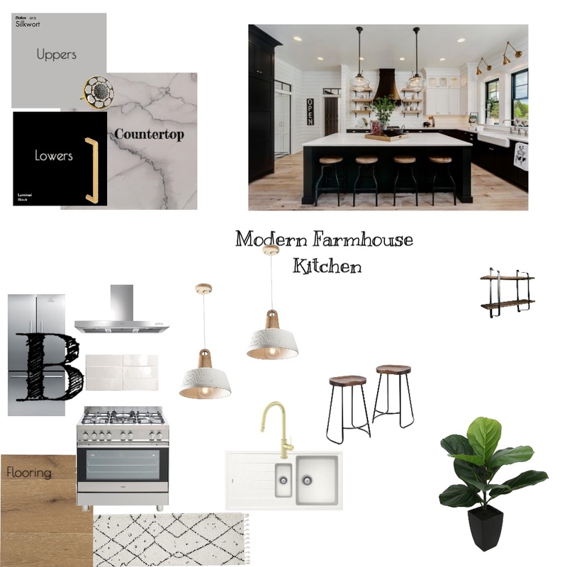 Modern Farmhouse Mood Board by DeeStyles on Style Sourcebook