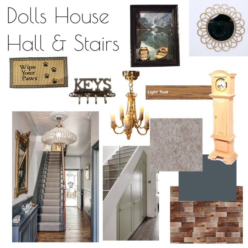 Dolls House Hallway Mood Board by MonAmiDezign on Style Sourcebook