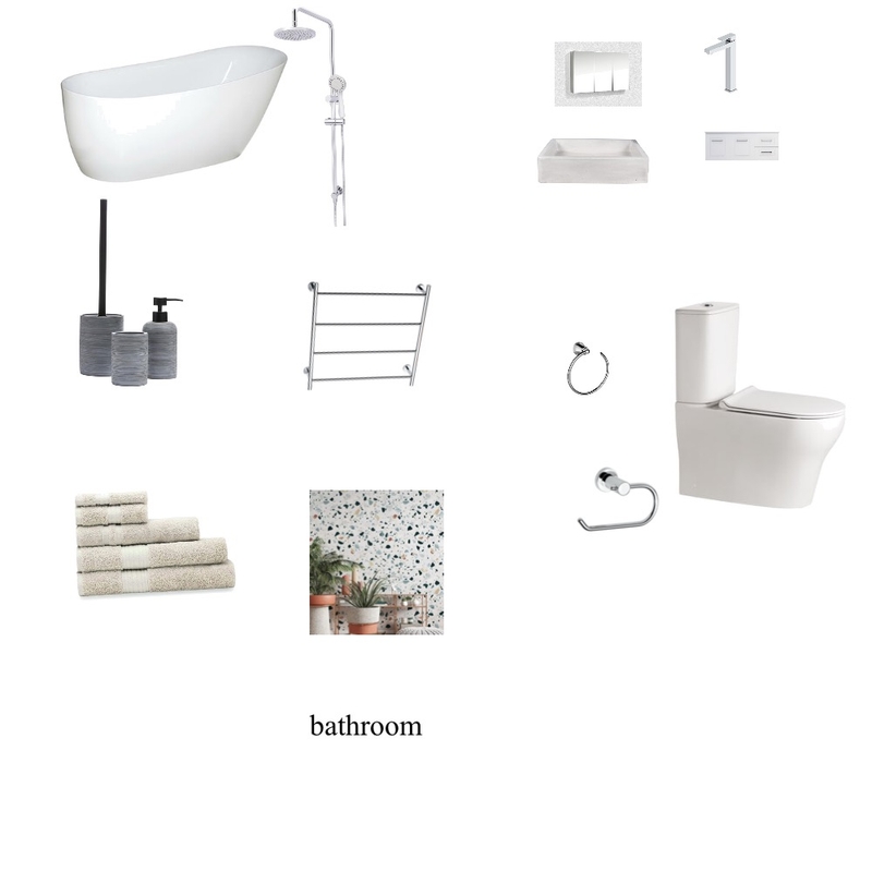 Sample board bathroom Mood Board by Anna An on Style Sourcebook