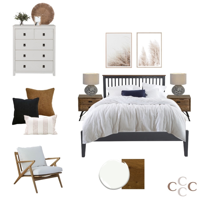 Bedroom 1 Bruce Lake - Terra Baltic Mood Board by CC Interiors on Style Sourcebook