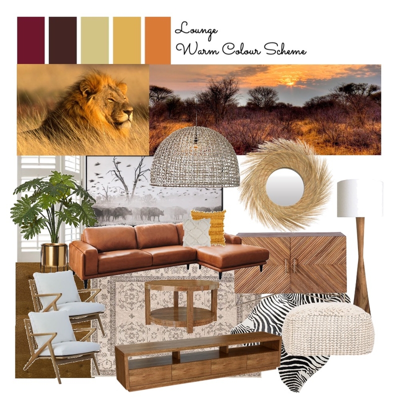Lounge Warm Colours Interior Design Mood Board by court_dayle Lounge Warm Colours Interior Design Mood Board by court_dayle