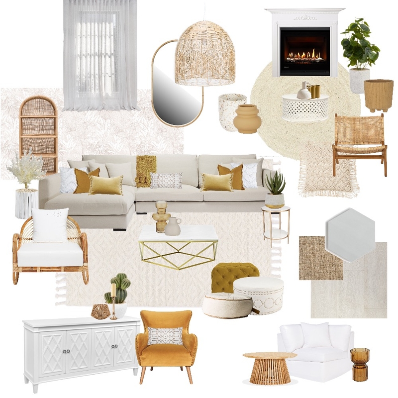 Living room - dream home Interior Design Mood Board by L0tj3