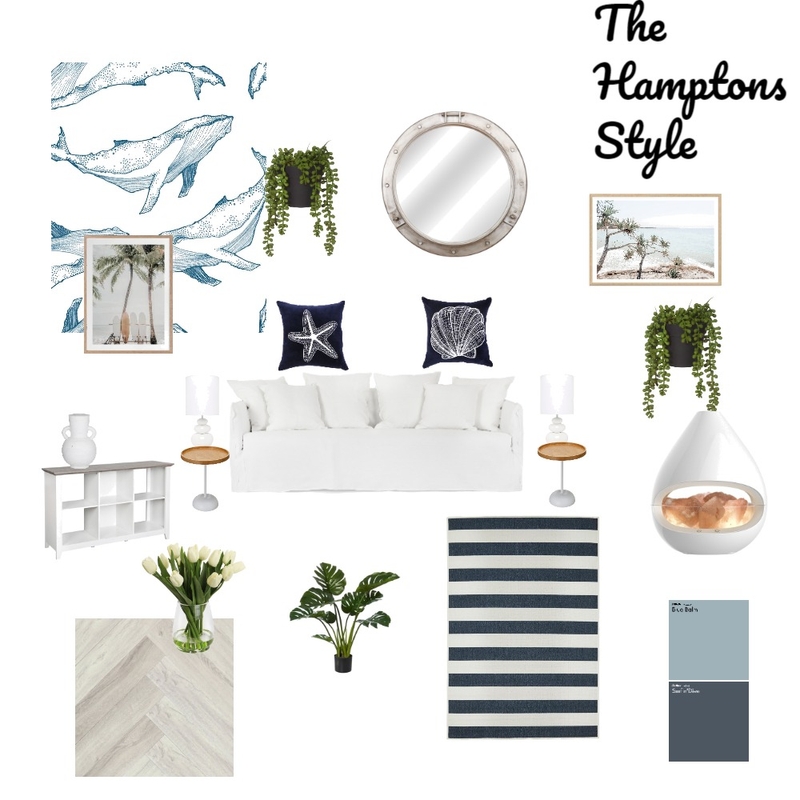 The Hamptons Style Mood Board by Dawn Holton on Style Sourcebook