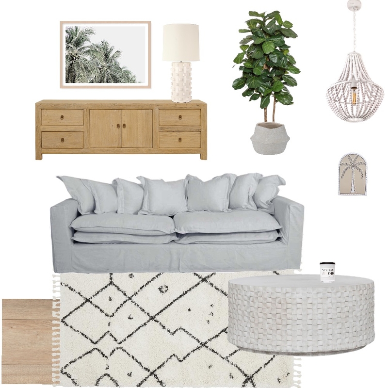 Coastal boho lounge Mood Board by Palm Island Interiors on Style Sourcebook