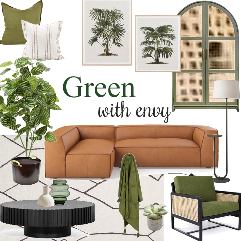 Green with envy Mood Board by Meraki Home Design on Style Sourcebook