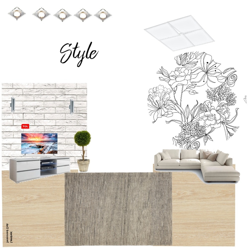 Светлая гостинная Mood Board by Ринат on Style Sourcebook