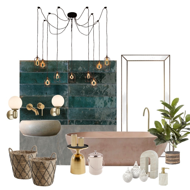 Modern Chic Bathroom Mood Board by enmariellle on Style Sourcebook