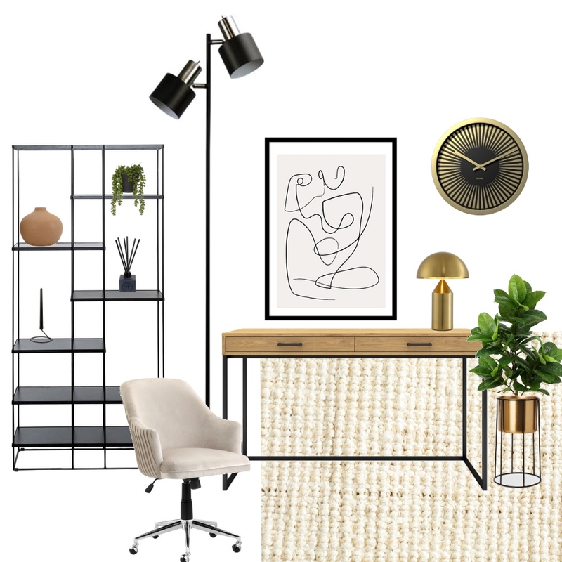 Study Mood Board by Lillians Design & Styling on Style Sourcebook