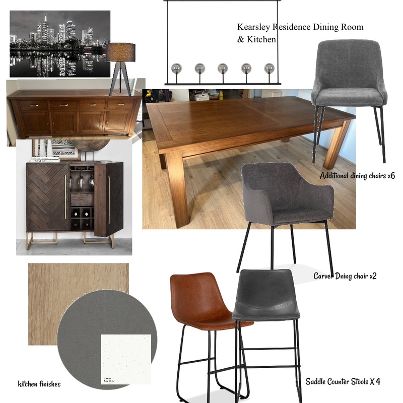 Kearsley Residence Dining Room & Kitchen Mood Board by ODR Interiors on Style Sourcebook