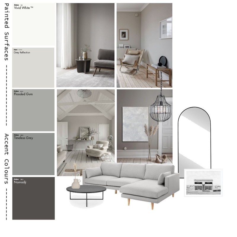 Monochromatic Grey-Beige Mood Board by Minymints on Style Sourcebook