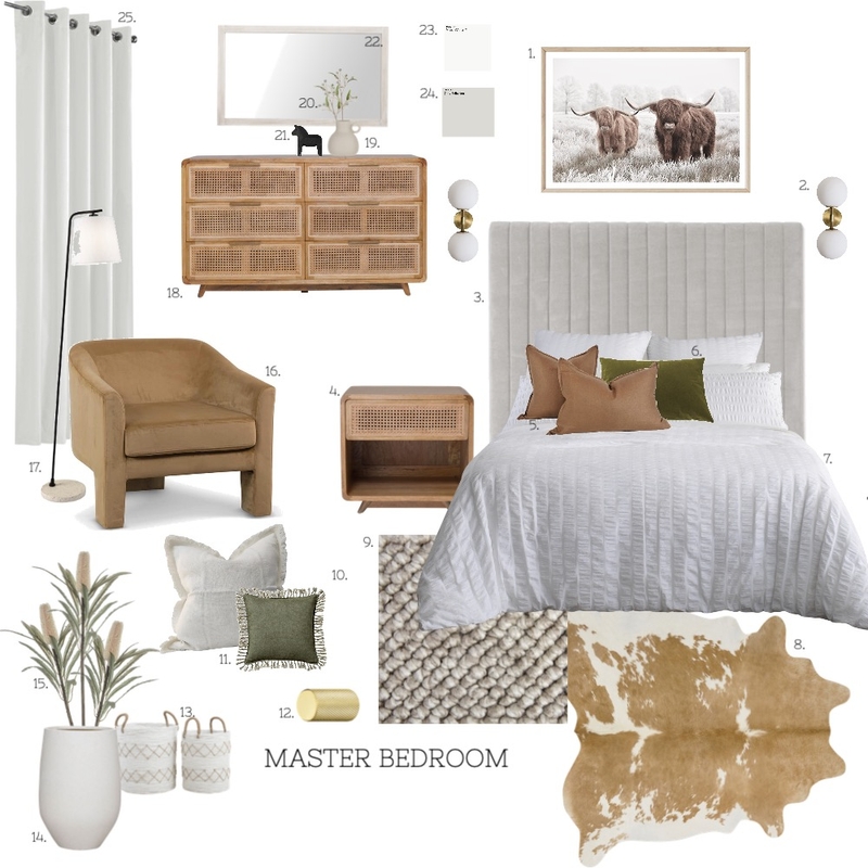 Australiana Master Bedroom Mood Board by demimariedesigns on Style Sourcebook