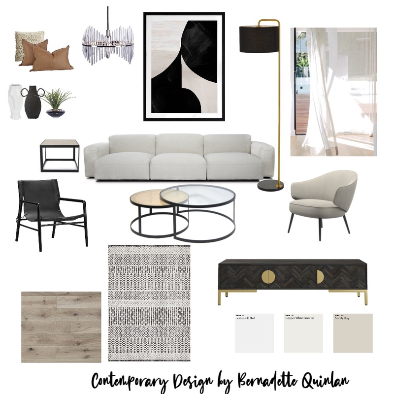 Contemporary mood design Interior Design Mood Board by pmorehu