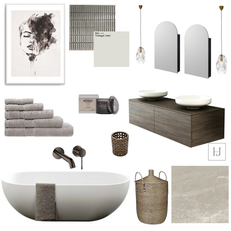 Bathroom mood board Mood Board by Hidden Jewel Interiors on Style Sourcebook