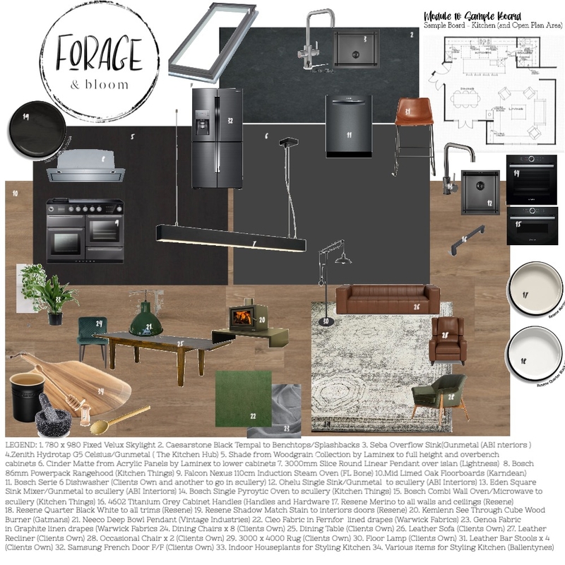 Module 10 - Sample Board 1592 Tram Road Mood Board by fleurwalker on Style Sourcebook