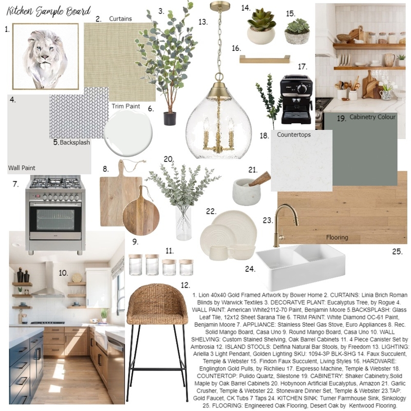 IDI-M9 Kitchen Sample Board Mood Board by AmeliaRose on Style Sourcebook