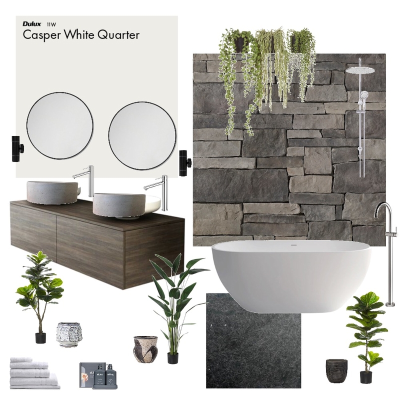 villa bathroom Mood Board by jessica.santy on Style Sourcebook