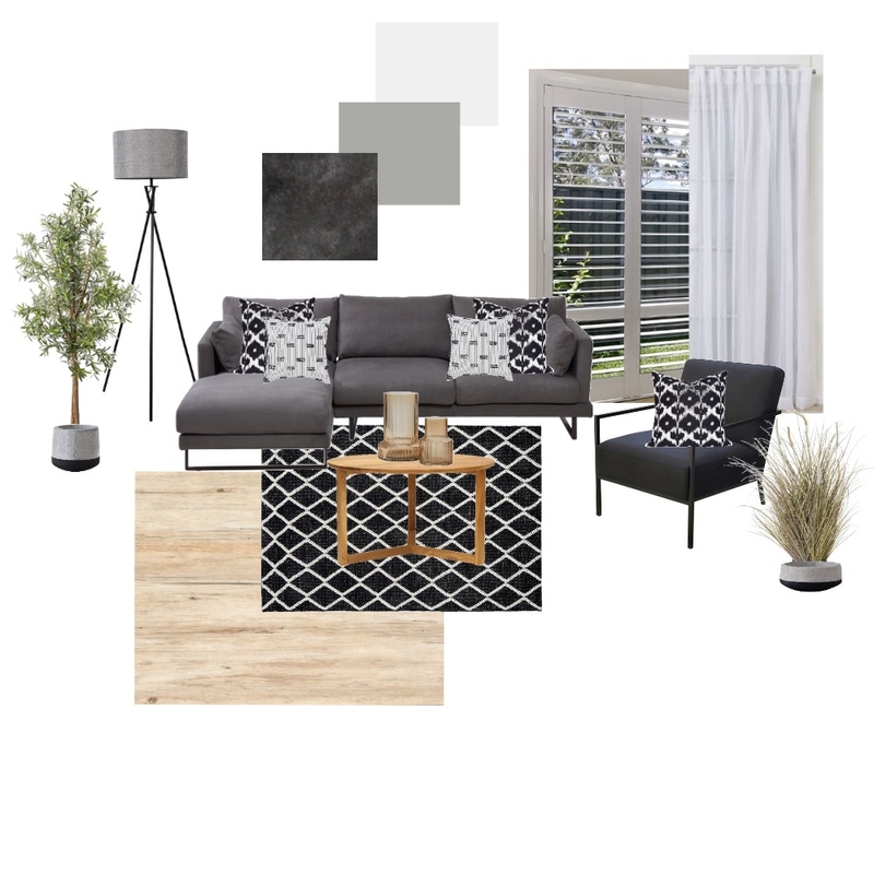 Assignment 9 Living Interior Design Mood Board by SamC1910
