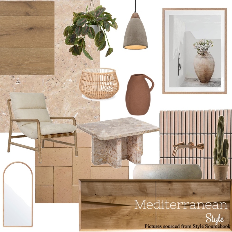 Mediterranean Mood Board by Sarah Harrington-Smith on Style Sourcebook