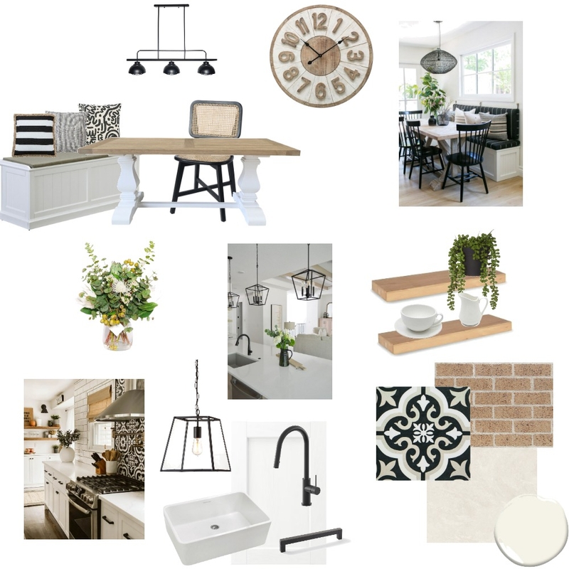 Modern Farmhouse Kitchen Mood Board by Lucey Lane Interiors on Style Sourcebook