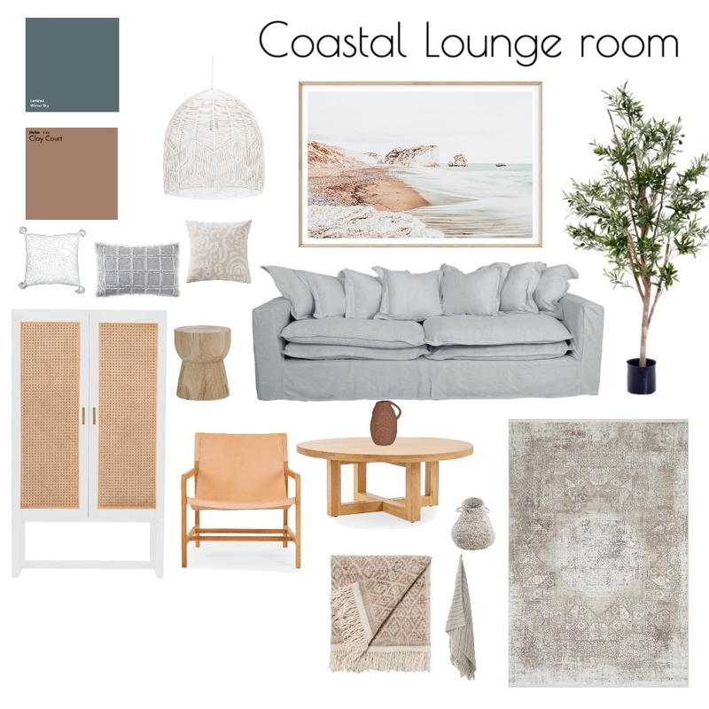 Coastal Living Room Mood Board by Laura Goodwin Creative on Style Sourcebook