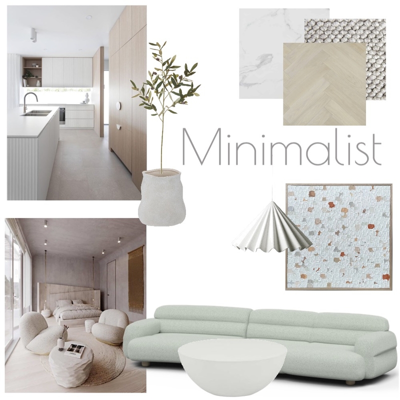 Minimalist Mood Board by Phoebe Kenelley on Style Sourcebook