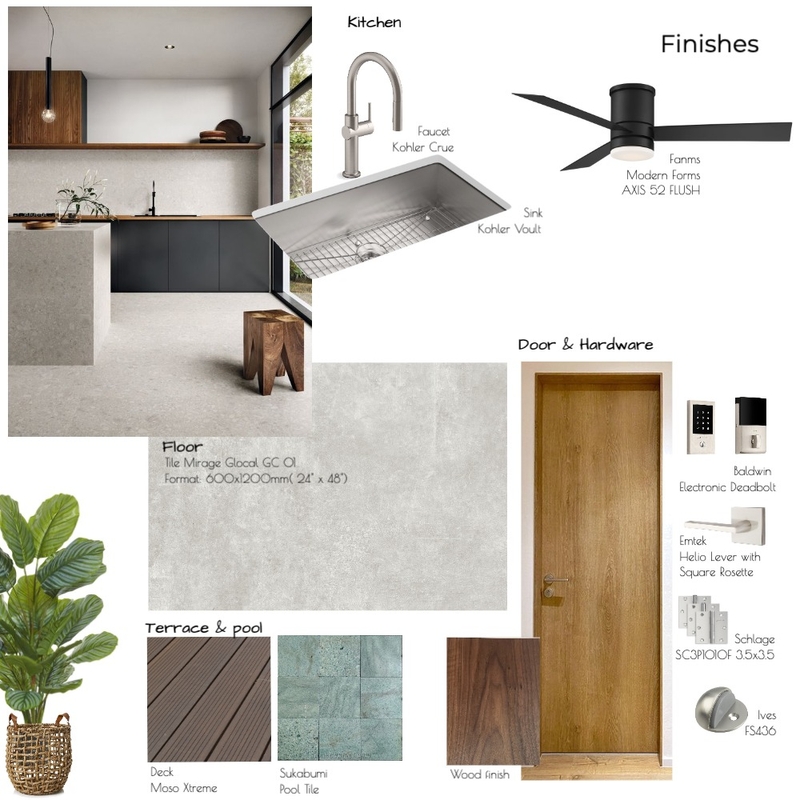 103 Residence - Diamond Finishes Mood Board by Noelia Sanchez on Style Sourcebook